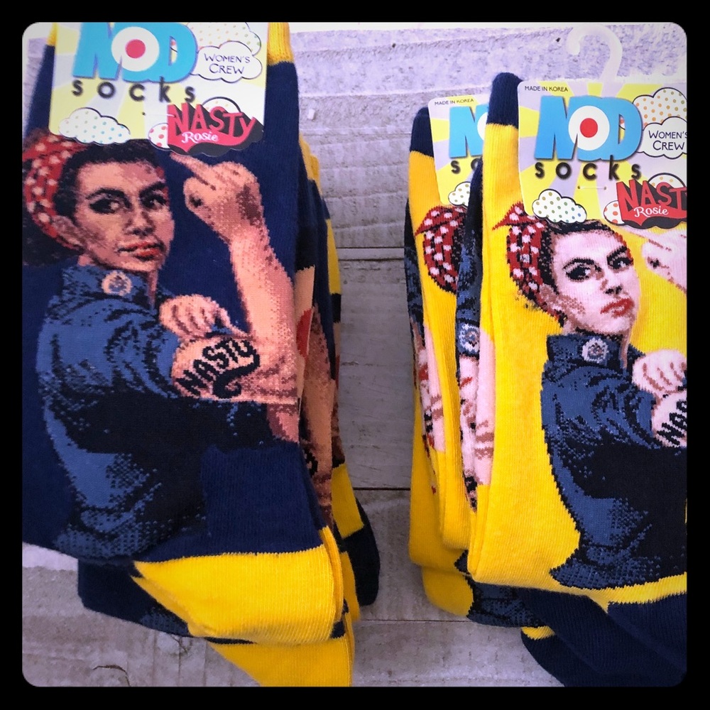 Rosie Riveter...Nasty Girl Socks.